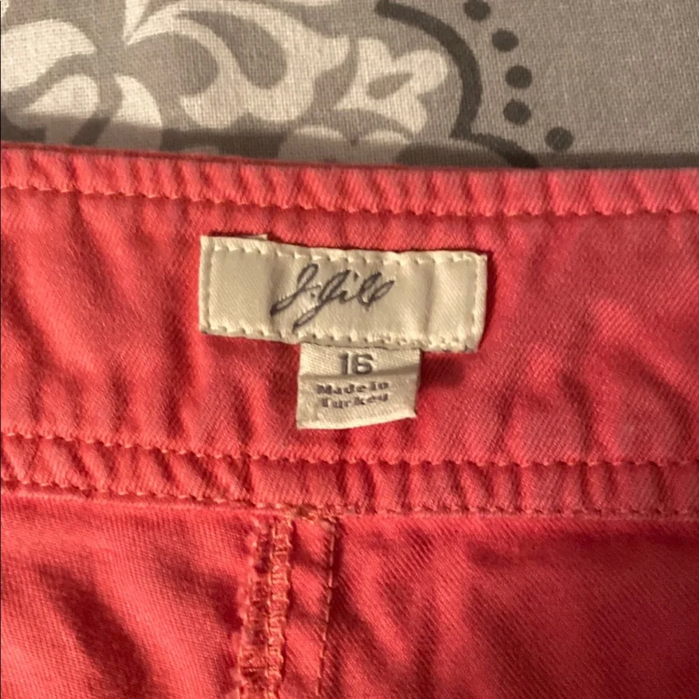 J. Jill Vibrant Coral Trousers - Picture 2 of 7